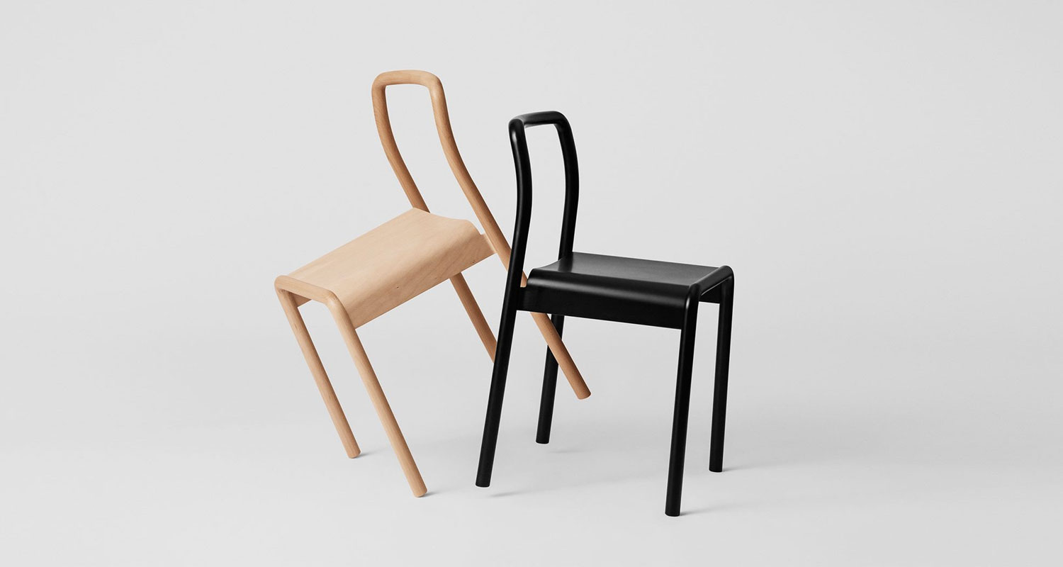 Beech Wood Minimal Chair